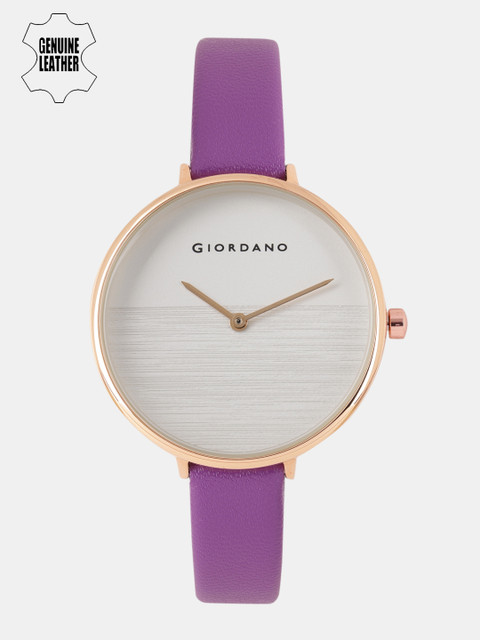 

GIORDANO Women Cream-Coloured Analogue Watch C2130-03
