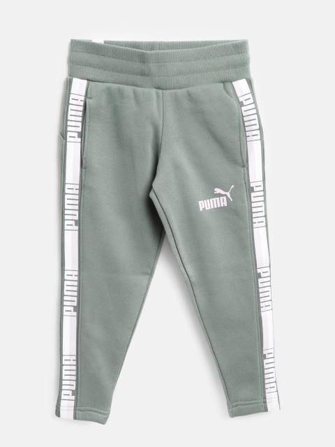 

Puma Girls Olive Green Tape Laurel Wreath Track Pants