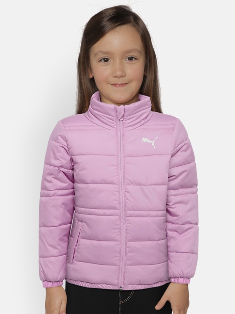 

Puma Girls Pink Solid Padded Jacket