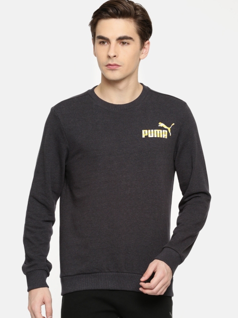 

Puma Men Charcoal Grey Graphic Crew TR I Sweatshirt
