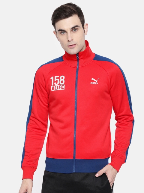 

Puma Men Red Printed Alife Soccer Sweatshirt