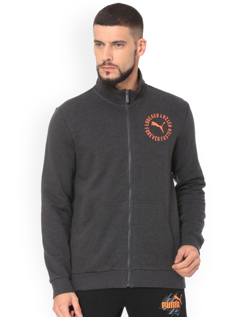 

Puma Men Charcoal Grey Graphic Track Jkt TR II
