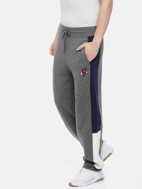

Puma Men Charcoal Grey Panel Heather Sweat Solid Joggers