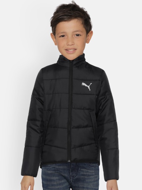 

Puma Boys Black Solid Puffer Jacket