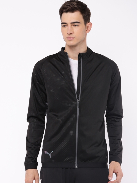 

Puma Men Black Solid ftblNXT Track Sporty Jacket