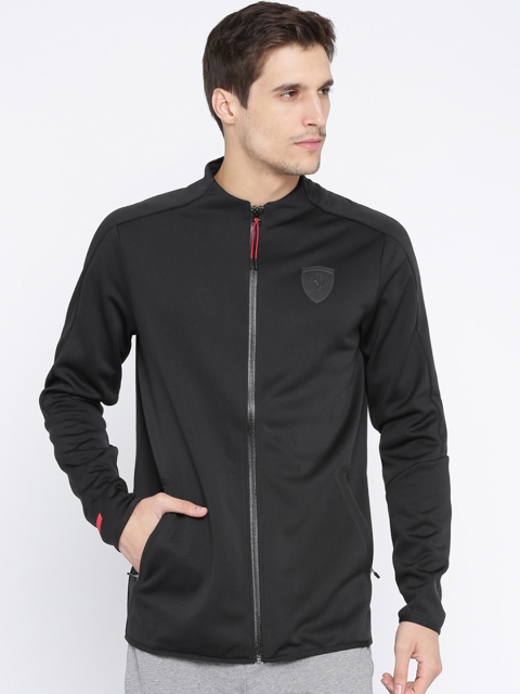 

PUMA Motorsport Men Black Solid Ferrari T7 Track Jacket