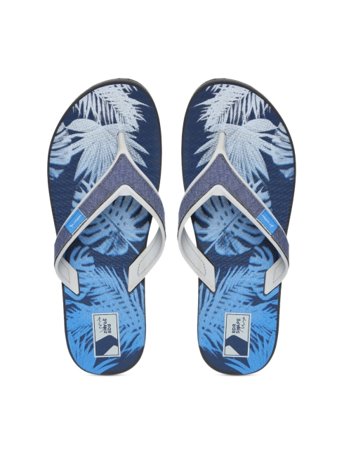 

Rider Men Navy Blue & White Printed Thong Flip-Flops