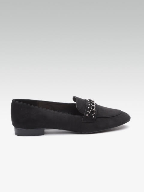 

DOROTHY PERKINS Women Black Slip-Ons