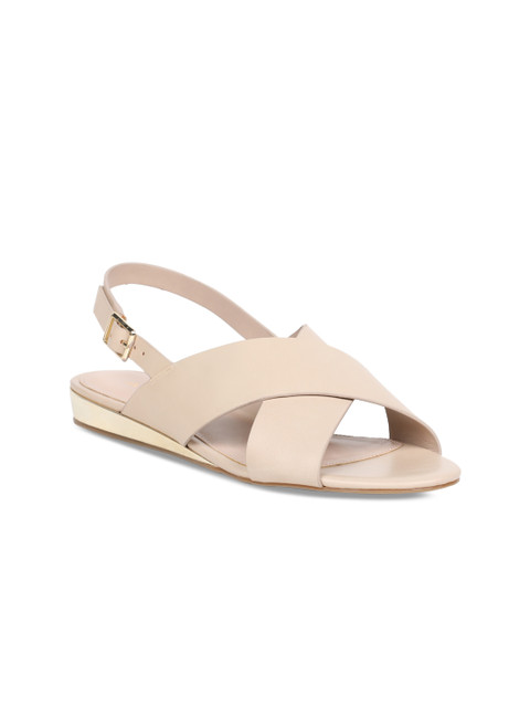 

ALDO Women Pink Solid Synthetic Open Toe Flats