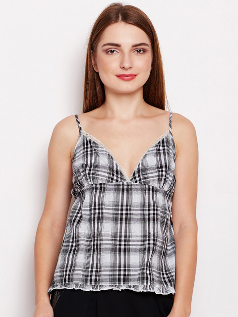 

Oxolloxo White & Black Checked Nightdress W18409WNW001