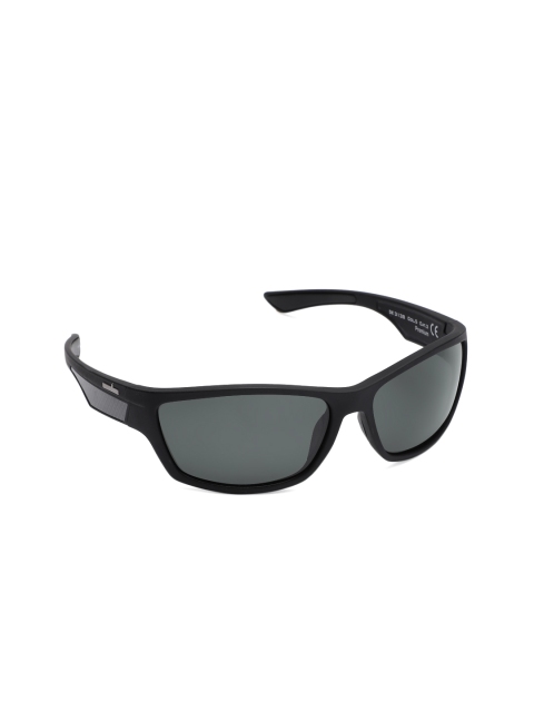 

Daniel Klein Men Polarised Rectangle Sunglasses DK3138-C5, Blue
