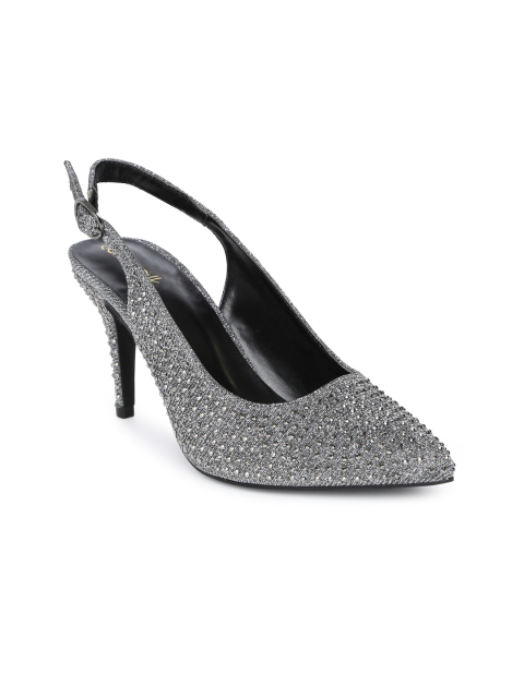 

Catwalk Women Silver-Toned Embellsihed Sandals