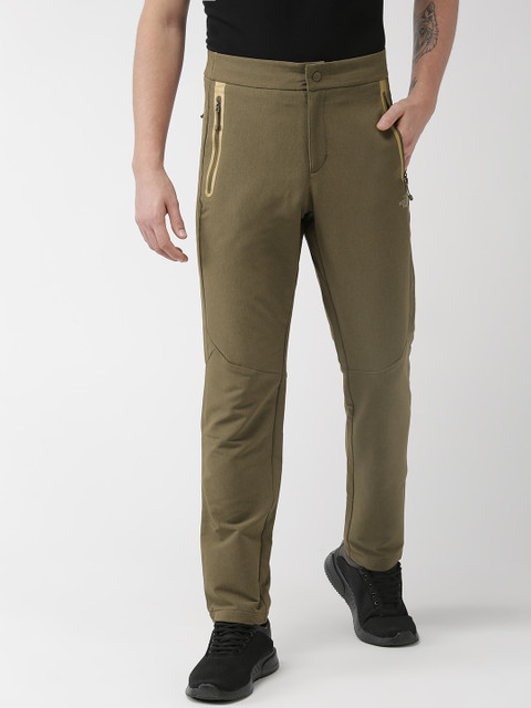 

The North Face Men Olive Green Solid Fast Hike Pants