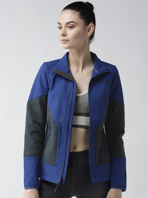 

The North Face Women Blue Colourblocked Fast Hike Softshell Jacket