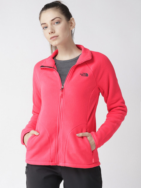 

The North Face Women Pink Faster TKA 200 Full Zip Hiking Jacket