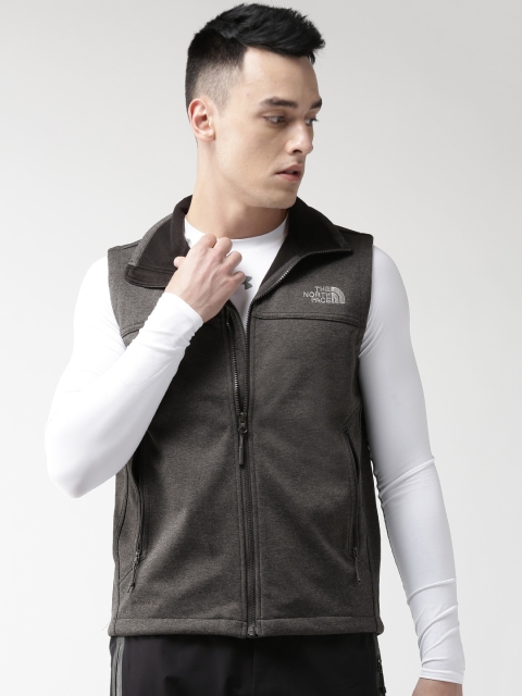

The North Face Men Charcoal Grey Apex Canyonwall Solid Sleeveless Jacket