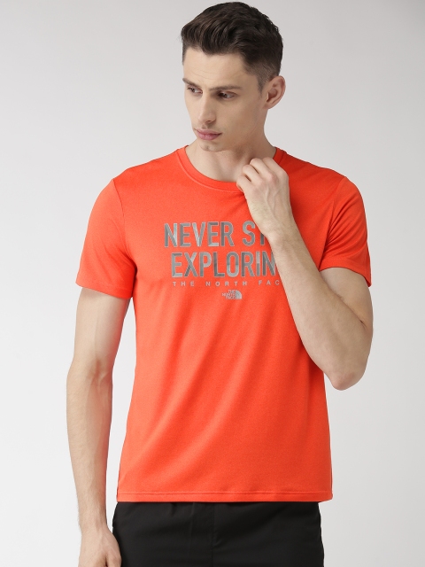 

The North Face Men Orange Printed 24/7 MA Graphic T-shirt