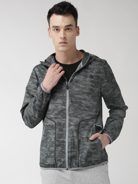 

The North Face Men Grey Printed Ampere Wind Trainer 2.0 Jacket