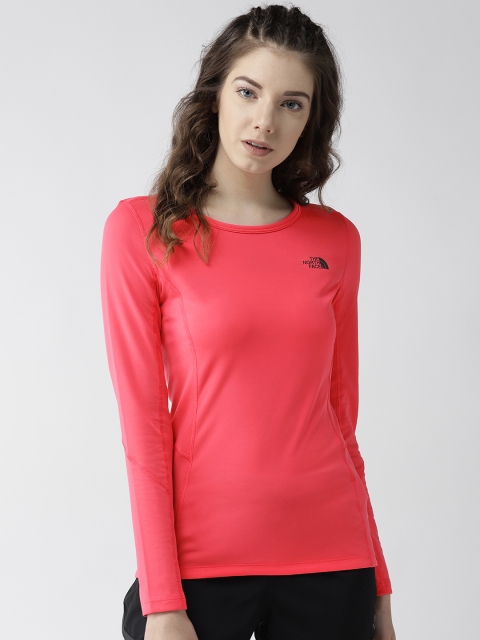

The North Face Women Pink Presta Crew Hiking T-shirt