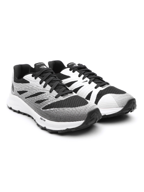 

The North Face Women Black & White Striped Ultra TR III Running Shoes