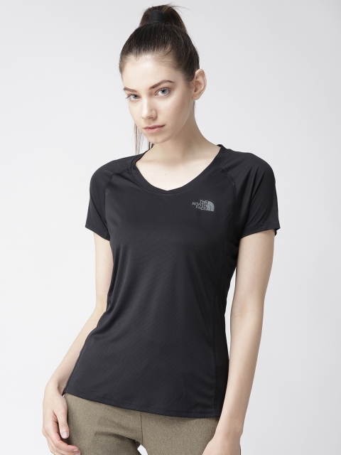 

The North Face Women Black Solid Ambition AP T-shirt