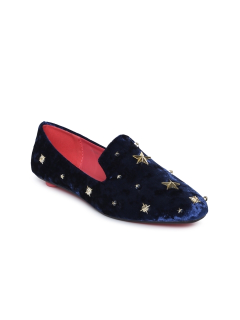 

Catwalk Women Navy Blue Embellished Ballerinas