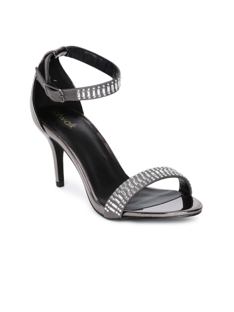 

Catwalk Women Silver-Toned Embellished Sandals