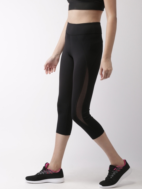 

FOREVER 21 Women Black Skinny Fit Three-Fourth Leggings
