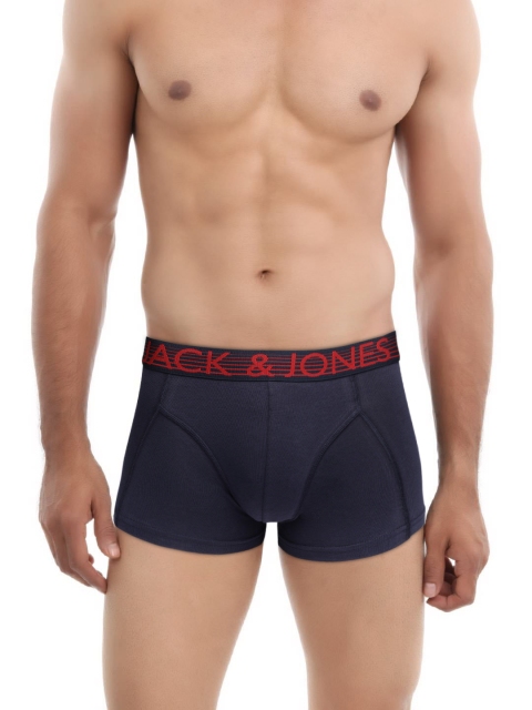 

Jack & Jones Men Solid Navy Blue Chief Trunks 2017175021