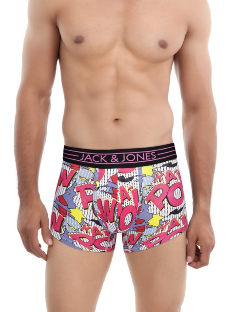 

Jack & Jones Men Multicoloured Printed Trunk 2029407001, Multi