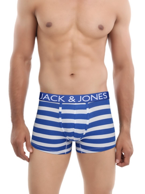 

Jack & Jones Blue And White Striped Trunk 2029409001