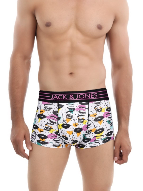 

Jack & Jones Men Multicoloured Printed Brazilian Trunk 2029449001, Multi