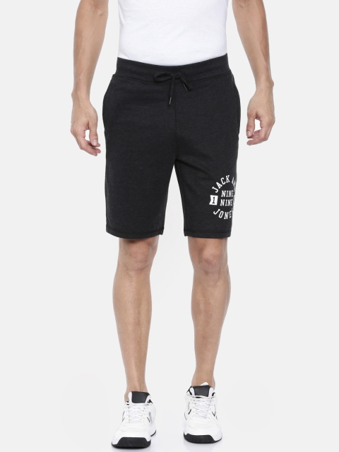

Jack & Jones Men Black Regular Fit Regular Shorts