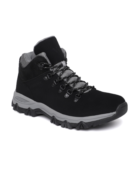 

Wildcraft Men Black Cressard HA Mid-Top Trekking Shoes