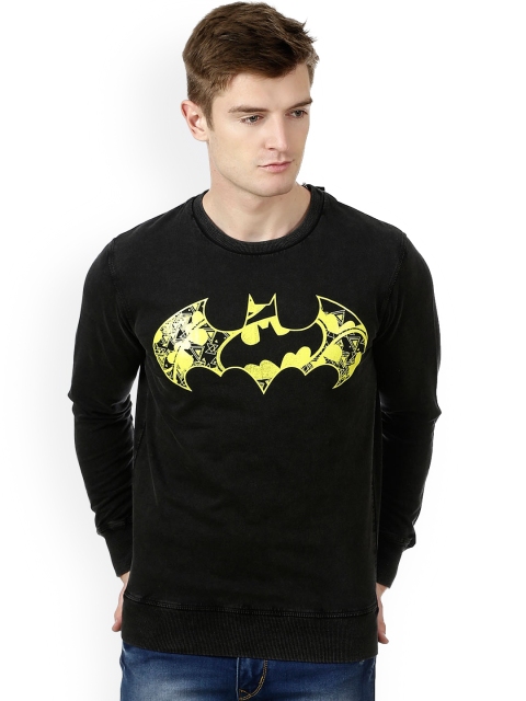 

Free Authority Batman Print Black Sweatshirt for Men