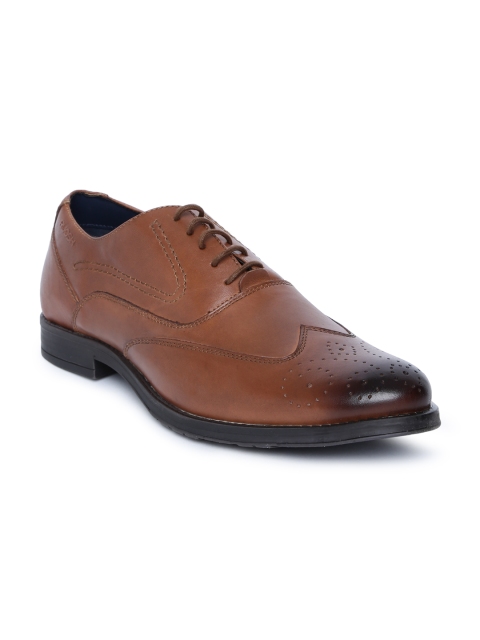 

Ruosh Men Tan Oxfords