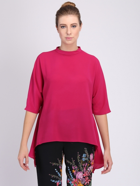 

NIZA Women Pink Solid Top