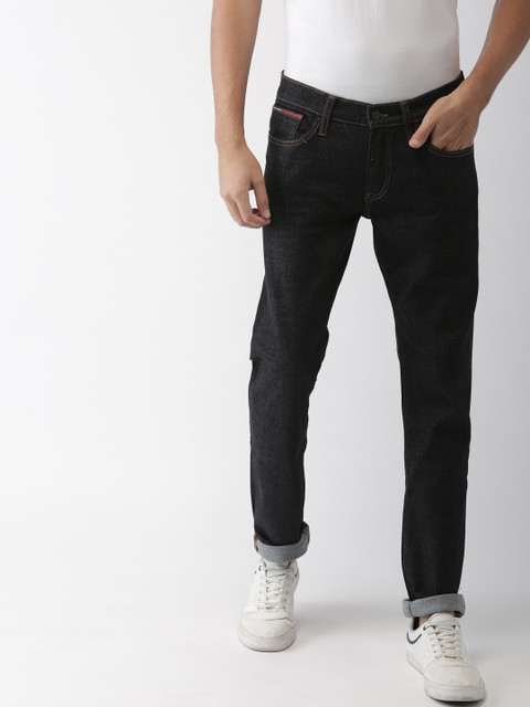

Tommy Hilfiger Men Blue Slim Fit Mid-Rise Clean Look Stretchable Jeans