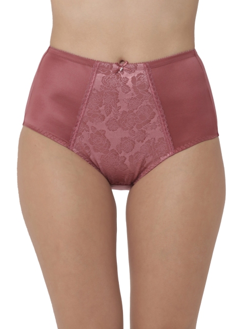 

Triumph Jolly Fit Deluxe Classics High Waist Full Coverage Brief, Mauve