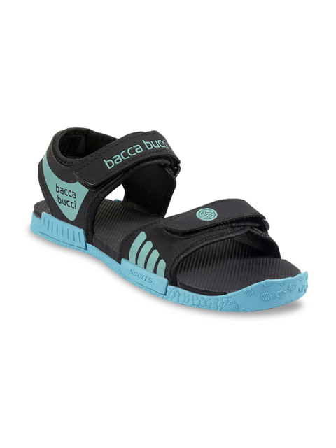 

bacca bucci Men Black Sports Sandals