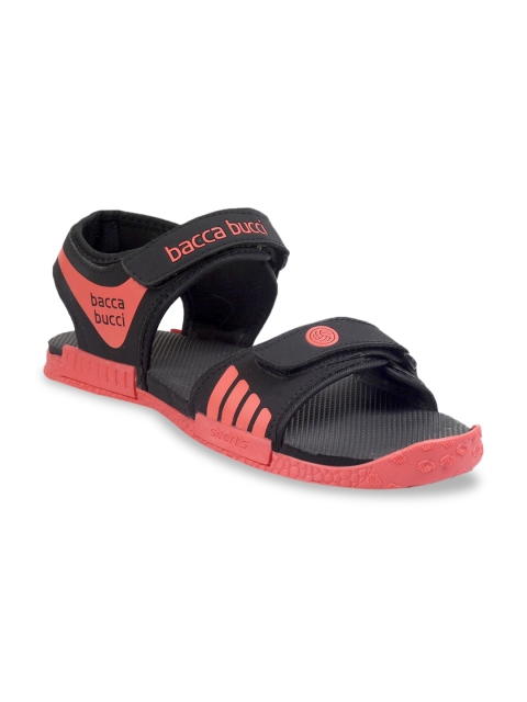 

bacca bucci Men Black Sports Sandals