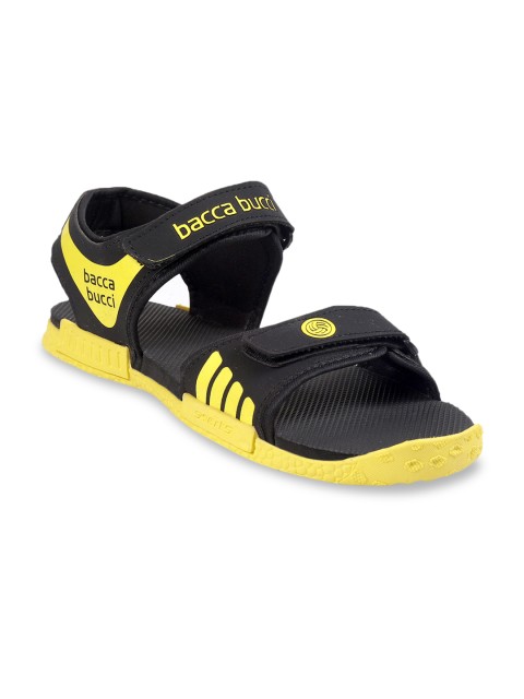 

bacca bucci Men Black Sports Sandals