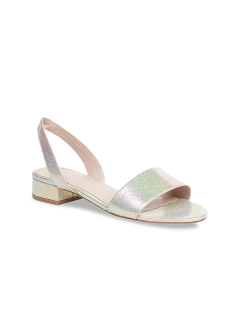 

ALDO Women Silver-Toned Solid Heels