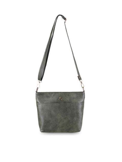 

Mochi Women Grey Solid Sling Bag