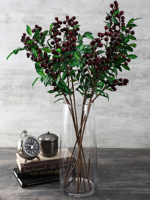 

Pure Home and Living Transparent Handmade Glass Vase