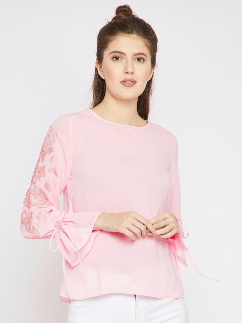 

RARE Women Pink Solid Top
