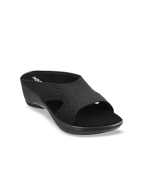 

Mochi Women Black Embellished Heels