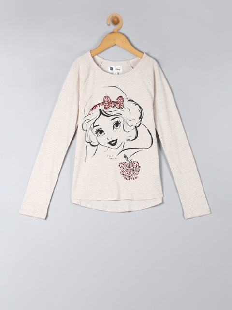 

GAP Girls Disney Embellished Graphic T-shirt, Beige