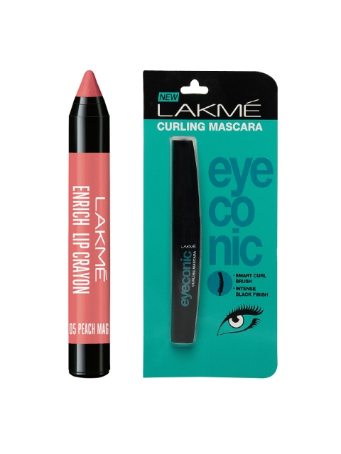 

Lakme Set of Lipstick & Mascara, Black