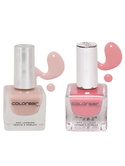 

Colorbar Pink Crepe Luxe Nail Lacquer & Rose Quartz Luxe Set Of 2 Nail Lacquer 92